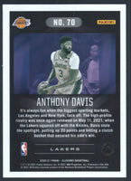 Anthony Davis 2020 2021 Panini  Illusions Series Mint Card #70
