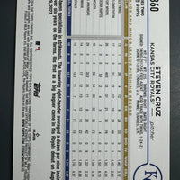 Steven Cruz 2024 Topps Rainbow Foil Series Mint Card #360