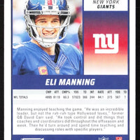 Eli Manning 2024 Panini Score Series Mint Card #216