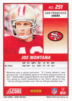 Joe Montana 2024 Panini Score Series Mint Card #251
