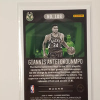 Giannis Antetokounmpo 2020 2021 Panini  Illusions Series Mint Card #108