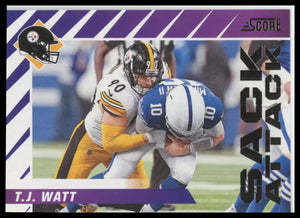 T.J. Watt 2024 Score Sack Attack Series Mint Card #1