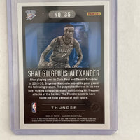 Shai Gilgeous-Alexander 2020 2021 Panini  Illusions Series Mint Card #35