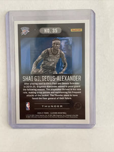 Shai Gilgeous-Alexander 2020 2021 Panini  Illusions Series Mint Card #35