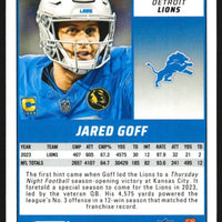 Jared Goff  2024 Panini Score Series Mint Card #94