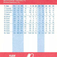 Tim Raines 1987 Fleer All-Stars Series Mint Card #34