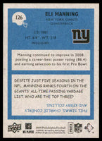 Eli Manning 2009 Upper Deck Philadelphia Series Mint Card #126
