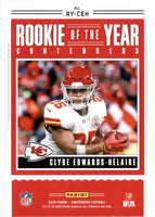 Clyde Edwards-Helaire 2020 Panini Contenders Rookie of the Year Series Mint Card #RY-CEH
