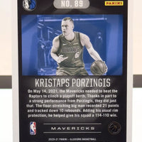 Kristaps Porzingis 2020 2021 Panini  Illusions Series Mint Card #89