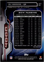 Eli Manning 2015 Topps 4000 Yard Club Series Mint Card #4KYCEM
