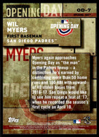 Wil Myers 2018 Topps Opening Day Series Mint Card  #OD-7
