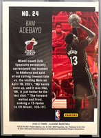 Bam Adebayo 2020 2021 Panini Illusions Season Highlights Series Mint Card #24
