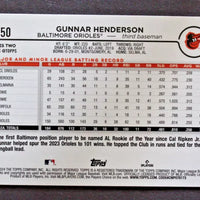 Gunnar Henderson 2024 Topps Mint Card #450