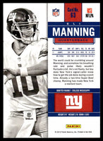 Eli Manning 2012 Playoff Contenders Series Mint Card #63
