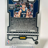 Dyson Daniels 2023 2024 Panini Prizm Cracked Ice Series Mint Card #220