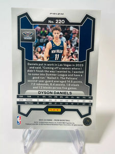 Dyson Daniels 2023 2024 Panini Prizm Cracked Ice Series Mint Card #220