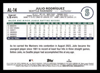 Julio Rodriguez 2024 Topps American League Standouts Series Mint Card #AL-14
