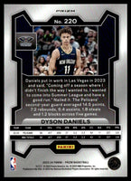 Dyson Daniels 2023 2024 Panini Prizm Cracked Ice Series Mint Card #220
