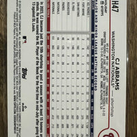 CJ Abrams 2024 Topps Holiday Tree Series Mint Card #H47