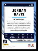 Jordan Davis 2024 Donruss Press Proof Mint Card #36
