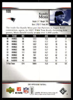 Randy Moss 2007 Upper Deck Series Mint Card  #108
