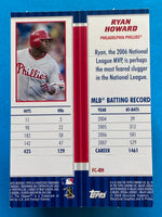 Ryan Howard 2008 Topps Opening Day Flapper Card Series Mint Card #FC-RH

