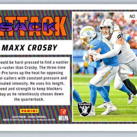 Maxx Crosby 2024 Score Sack Attack Series Mint Card #4