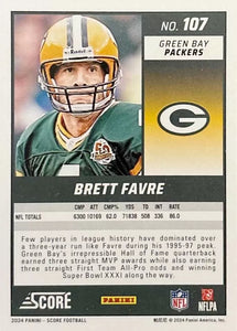 Brett Favre 2024 Panini Score Series Mint Card #107