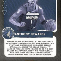 Anthony Edwards 2020 2021  Donruss Great X-pectations Series Mint Rookie Card #1