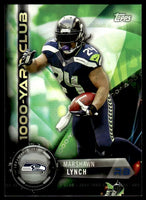 Marshawn Lynch 2015 Topps 1000 Yard Club Series Mint Card #1KYC-ML
