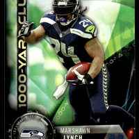 Marshawn Lynch 2015 Topps 1000 Yard Club Series Mint Card #1KYC-ML