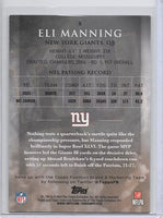 Eli Manning 2014 Topps Valor Series Mint Card #8
