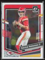 Patrick Mahomes II 2023 Panini Donruss Optic Series Mint Card #93
