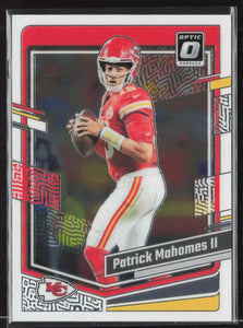 Patrick Mahomes II 2023 Panini Donruss Optic Series Mint Card #93