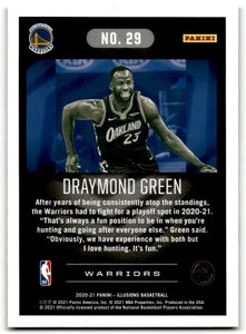 Draymond Green 2020 2021 Panini  Illusions Series Mint Card #29