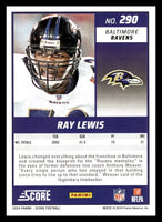 Ray Lewis 2024 Panini Score Series Mint Card #290
