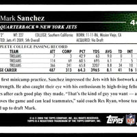 Mark Sanchez 2009 Topps Series Mint Rookie Card #440