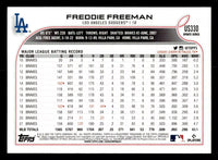 Freddie Freeman 2022 Topps Update Series Mint Card #US330
