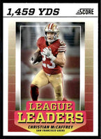 Christian McCaffrey 2024 Score League Leaders Series Mint Card #LL-CMY
