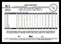 Kris Bryant 2024 Topps Mint Card #NL-5 from the NL All Star Set
