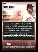 Wade Boggs 2023 Stadium Club Series Mint Card #240
