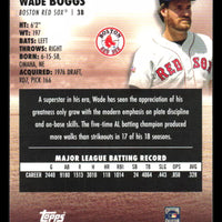 Wade Boggs 2023 Stadium Club Series Mint Card #240