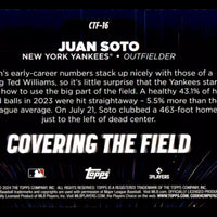 Juan Soto 2024 Topps Covering The Field Mint Card #CTF16