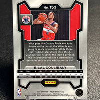 Bilal Coulibaly 2023 2024 Panini Prizm Basketball Series Mint Rookie Card #153