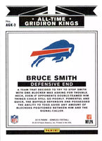 Bruce Smith 2019 Panini Donruss All-Time Gridiron Kings Series Mint Card  #AGK-2
