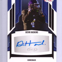 Devin Haskins 2024 SAGE ROOKIE Autograph Card #A-DH