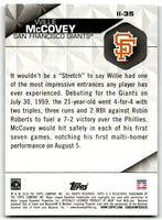 Willie McCovey 2018 Topps Instant Impact Series Mint Card #II-35

