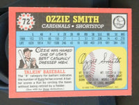 Ozzie Smith 1989 Topps UK Mini Series Card #72
