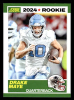 Drake Maye 2024 Panini Score 1989 Throwback Series Mint Rookie Card #3
