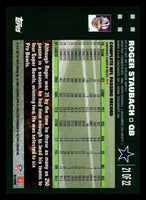 Roger Staubach 2007 Topps Turn Back The Clock Series Mint Card #21
